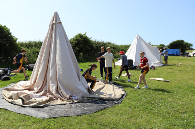 Erect your own private tented village